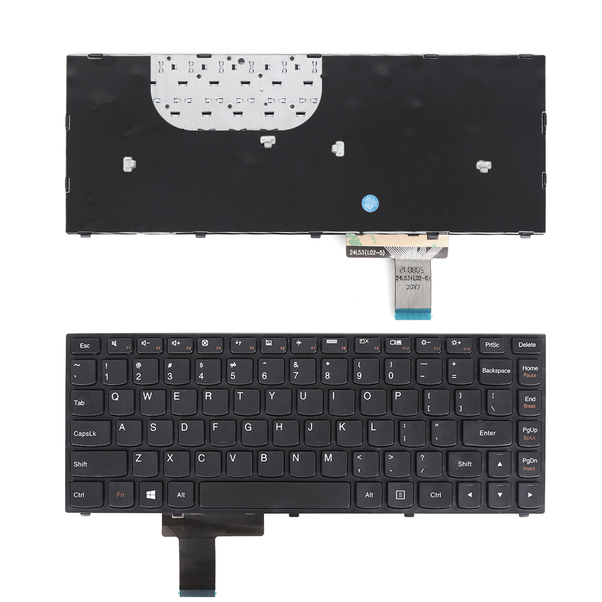 Picture of New Replacement Laptop Keyboard For LENOVO YOGA 13 BLACK FRAME BLACK(For Win8) US Layout